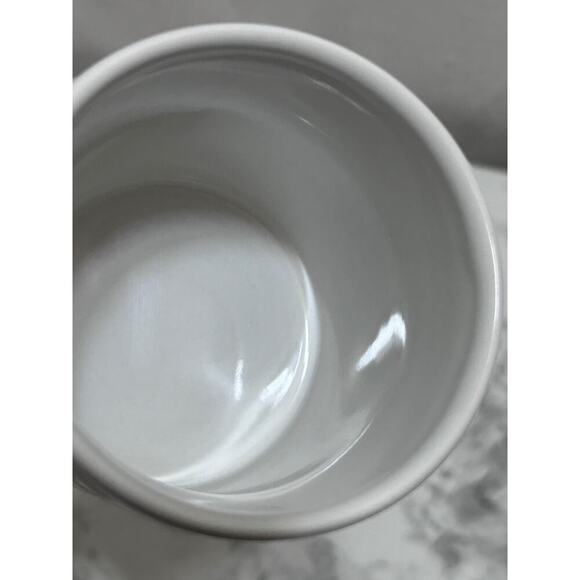 Sketch Stick Figure Smiley Girl Coffee Tea Mug Xochi With Open Arms 3.75" White - Picture 7 of 7